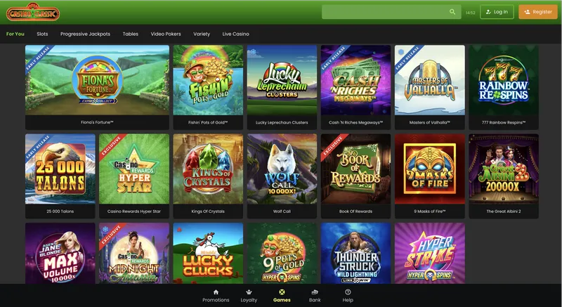 Rozmanitosť hier v Classic Casino