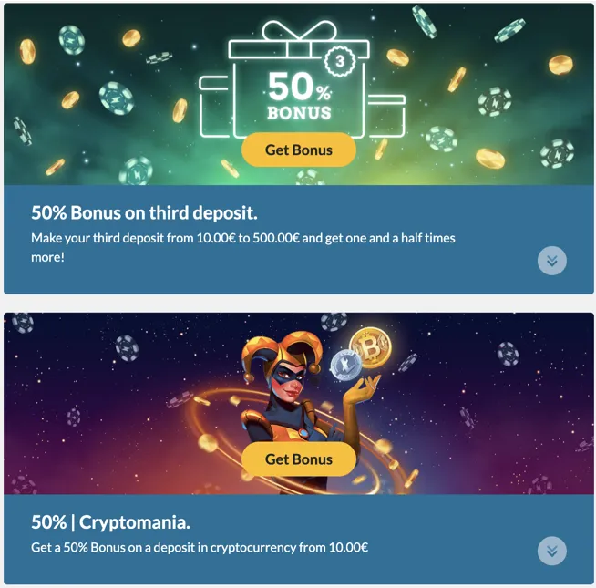 UVÍTACÍ BALÍČEK AŽ DO VÝŠKY 1 500.00€ + Cryptomania 50% v Power Casino