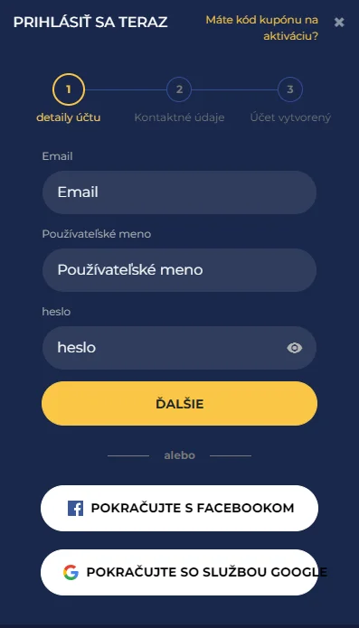 slotamba casino prihlásenie